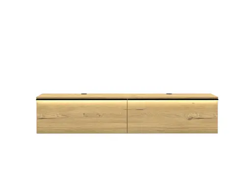 Hängeelement - mit Beleuchtung, B ca. 174 cm, Gustavson Oak Nachbildung