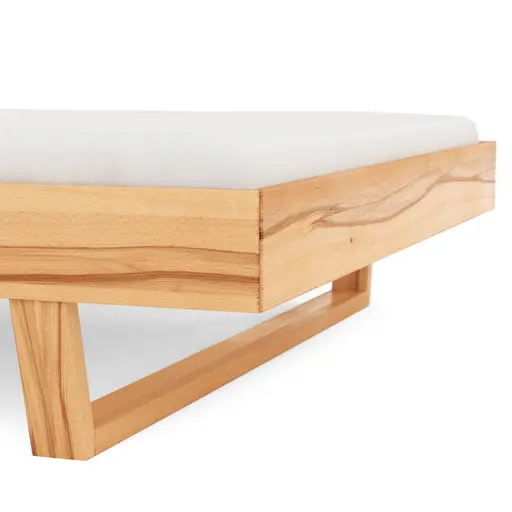 Bettgestell Tigris - Liegefläche ca. 180x200 cm, Kernbuche massiv, geölt