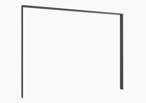 Passepartoutrahmen- B ca. 273 cm, Graphit