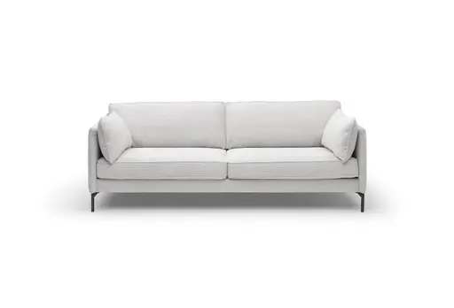 Sofa- 3,5-Sitzer, Stoff, Hellgrau