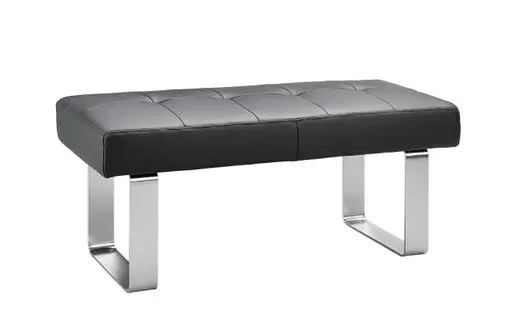 Hockerbank EM 8310 - Leder, Dunkelbraun