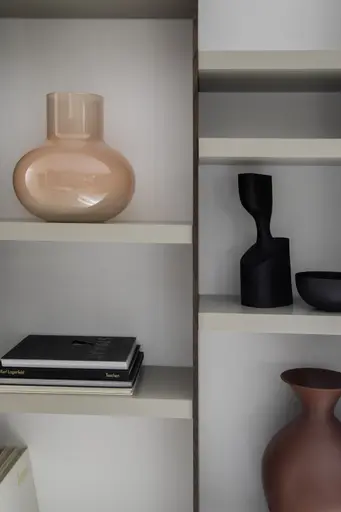 Wohnwand 3900 - Lack matt, hellgrau