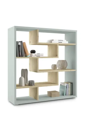 Raumteiler - B ca. 130 cm, Pinegrün, Asteiche