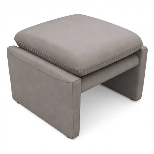 Hocker Tenero - inkl. Sitzhöhe verstellbar, Stoff, Grau