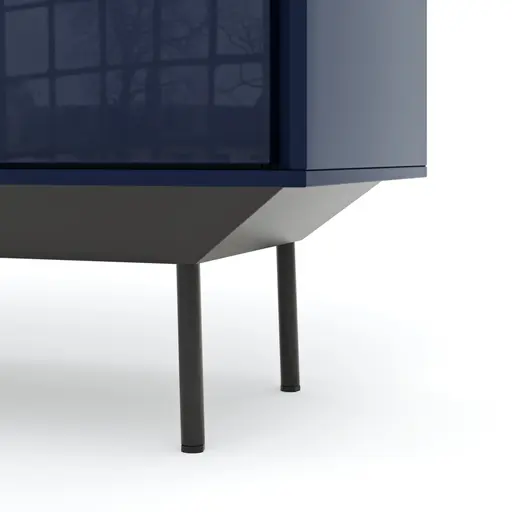 Highboard Parano - Lack, Helles Royalblau