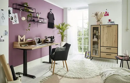 Wandregal Set- Metall Schwarz