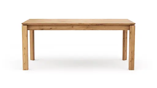 Esstisch Farmingdale - ausziehbar, Platte mit schräger Kante, LB ca. 180x90 cm, Eiche massiv, geölt