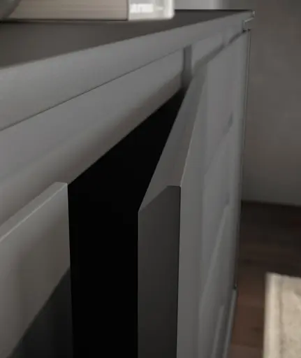 Kommode - B ca. 119 cm, Anthrazit