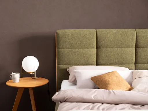  Polsterbett - Liegefläche ca. 180x200 cm, Stoff, Grün