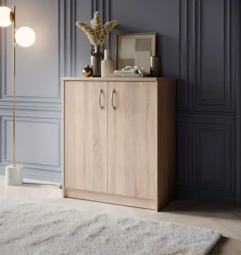 Kommode - B ca. 74 cm, Sonoma Eiche Nachbildung