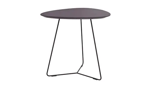 Ecktisch Fano - LBH ca. 59x50x55 cm, Fenix, Aubergine