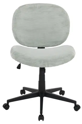 Drehstuhl - höhenverstellbar, Cord, Mint