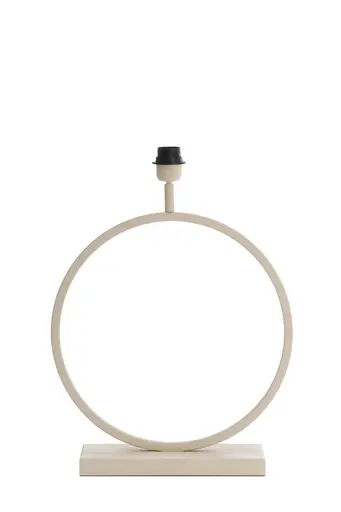 Lampfuß - LBH ca. 40x12,5x52 cm, Creme