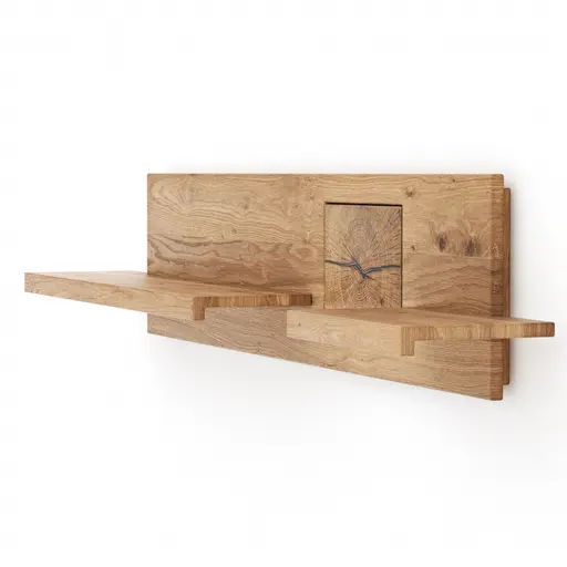 Wandboard Hartford - Eiche massiv mit Hirnholz