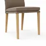Stuhl Tuma - Leder, Kitt
