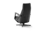 Sessel Possitano - motor. Relaxfunktion und Aufstehhilfe, Leder, Schwarz