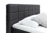Boxspringbett HAIKOS- Liegefläche ca. 180x200 cm, Stoff, Grau, Bonell, Inkl.Topper