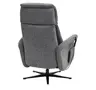 TV-Sessel MARLON - drehbar, Relaxfunktion, Kopfteilverstellung, Stoff, Graublau