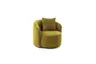 Drehsessel Valdis - Stoff, Mustard