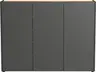 Schuhschrank GASIRA - B ca. 138 cm, Graphit, Navarra Eiche Nachbildung