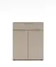 Garderobe - inkl. Sitzkissen, Riva Eiche Nachbildung, Kaschmir