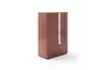 Highboard Colore - mit Beleuchtung, BHT ca. 90x144x45 cm, Lack Samtbeere