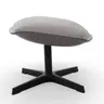 Hocker Helge - Leder, Silber