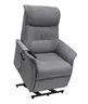TV-Sessel MARCIO - Aufstehhilfe, Relaxfunktion, Stoff, Hellgrau