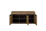 Sideboard - B ca. 153 cm, Eiche Furnier geölt, Wildeiche massiv geölt