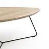 Couchtisch Fano - LBH ca. 87x78x33 cm, Eiche natur, Furnier