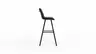 Barhocker Wesley - Stoff, Graphit
