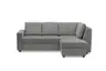 Ecksofa PRO FLEXX - 2-Sitzer, Ecke rechts, Stoff, Grau