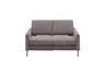 Sofa - 2-Sitzer, Relaxfunktion motorisch, Stoff, Braun