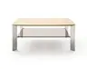 Couchtisch - LBH ca. 120x70x41 cm, Asteiche massiv