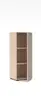 Büroschrank - B ca. 40 cm, Riva Eiche Nachbildung, Kaschmir