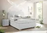 Boxspringbett- Liegefläche ca. 140x200 cm, Stoff, Beige