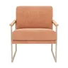 Loungesessel Karla - Stoff, Puder