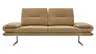 Sofa Lucero 2.0 - 2,5-Sitzer inkl. Rückenlehne verstellbar, Stoff, Cognac