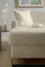 Schlafsofa Laredo - Longchair mit 2-Sitzer rechts inkl. Schlaffunktion mit Bettkasten, Stoff, Graubeige