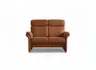 Sofa - 2-Sitzer, Stoff, Cognac
