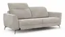 Sofa Tulsa KV - 3-Sitzer, inkl. Sitzvorzug (motorisch) und Kopfteilverstellung, Stoff, Graubeige