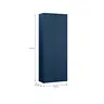 Schuhschrank FAID- B ca. 75 cm,  Schuhschrank, Blau