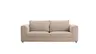 Sofa Stormy - 3-Sitzer, Stoff, Creme