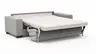 Sofa Nuoro - 3-Sitzer inkl. Schlaffunktion, Stoff, Grau