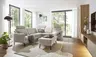 Hockerbank EM Blato -  Stoff, Beige