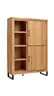 Highboard Farmingdale light - Eiche massiv, natur geölt
