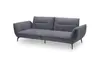 Megasofa PAYTON - 3-Sitzer, Stoff, Graublau