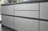 Inselküche 56.210 GL 3 523, Taupe metallic matt