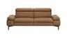 Sofa Felipa - 3-Sitzer inkl. Kopfteil verstellbar, Leder, Cognac