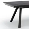 Esstisch Sedana - ausziehbar, LB ca. 200x100cm, Keramik, Schiefergrau